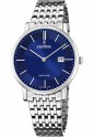 Orologio Festina Classic Swiss Made Solo Tempo Datario Quadrante Blu Acciaio Uomo F20018/2