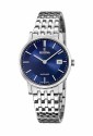 Orologio Festina Classic Swiss Made Solo Tempo Datario Quadrante Blu Acciaio Donna F20019/2