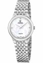 Orologio Festina Grace Swiss Made Solo Tempo Quadrante Madreperla Cristalli Bianchi Acciaio Donna F20096/1