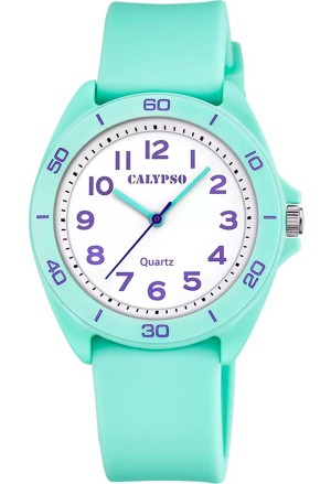 Orologio Calypso Analogico Solo Tempo Bambino Kids 10ATM Colore Verde K5833/3