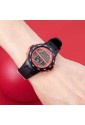Orologio Calypso Digitale Luce Colori Nero Rosso Gomma 10ATM K5850/6