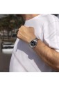 Orologio Calypso Basic Solo Tempo Numeri Arabi Quadrante Nero Acciaio 5ATM K5866/4