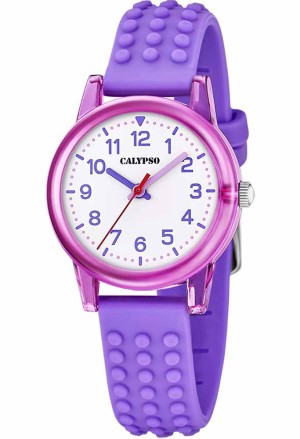 Orologio Calypso Kids Solo Tempo Numeri Arabi Lilla 5ATM K5876/3