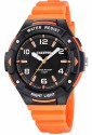 Orologio Calypso Street Style Solo Tempo Numeri Arabi Cinturino Gomma Arancione 10ATM K5883/2