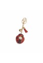 Portachiave Augurale Applicazione Coccinella Argento Acca OG.89 PC.3