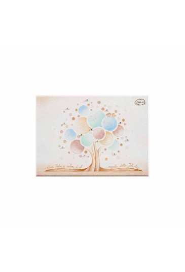 Quadro Albero Della Felicita Misura 15x20 Regalo Augurale Regalo Matrimonio Acca QD.154 15X20