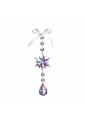 Pendente Acchiappasole Acchiappasogni Cristallo Sfaccettato Iride cm21 Con Supporto Acca V.600.2