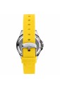 Orologio Sector Modello 230 Solo Tempo Datario Quadrante Nero Acciaio Misura 39 mm Cinturino Silicone Giallo Uomo R3251161058