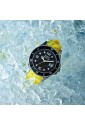 Orologio Sector Modello 230 Solo Tempo Datario Quadrante Nero Acciaio Misura 39 mm Cinturino Silicone Giallo Uomo R3251161058
