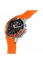 Orologio Sector Modello 230 Multifunzione Quadrante Nero Acciaio Misura 39 mm Cinturino Silicone Arancione Uomo R3251161054