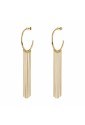 Orecchini Cerchio Brosway Aura Frange Acciaio Gold BAU28