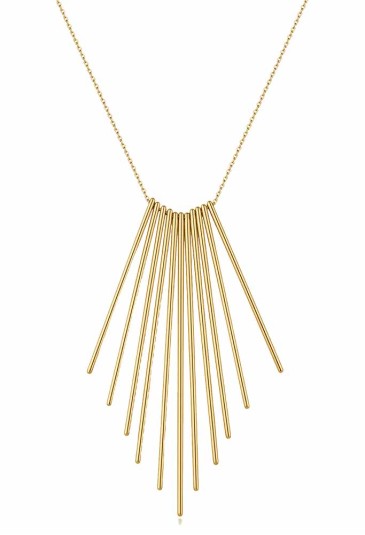 Collana Girocollo Brosway Aura Con Pendente A Barrette Acciaio Gold BAU04