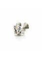 Scultura Colombi Resina Argento Misura Small Regalo Matrimonio Altezza 6cm Acca AR 389 CB