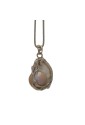 Collana Girocollo Ciondolo Charm Perla Di Fiume Freshwater Argento Fantasia Monile BRN89FM
