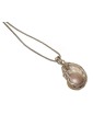 Collana Girocollo Ciondolo Charm Perla Di Fiume Freshwater Argento Fantasia Monile BRN89FM