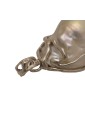 Collana Girocollo Ciondolo Charm Perla Di Fiume Freshwater Argento Fantasia Monile BRN89FM