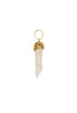 Ciondolo Corno Corallo Rosa Montatura Argento Dorato YVN1UFM