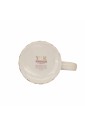 Tazza Mug Porcellana Colorata Rosa Oro Altezza 10cm Hervit 29232