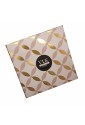 Vassoio Svuotatasche Porcellana Colorata Rosa Oro Misura 20x20cm Hervit 29233