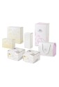 Portacandela Vetro Rosa Oro Altezza 9cm Hervit 3220080