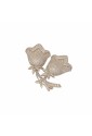 Spilla Fiori Campanelle Argento Finitura Rodio Zirconi Misura 4x4 cm Fantasia Monile OW0X5FM
