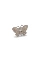 Spilla Farfalla Argento Zirconi Incastonati Misura Small Fantasia Monile YKHHGFM