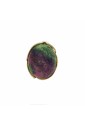 Anello Pietra Naturale Rubizoisite Montaura Argento Gold GICTEFM