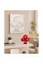 Albero Augurale Tridimensionale Color Rosso Altezza 10cm Acca AR 354 AF/TOR