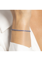 Bracciale Tennis Zirconi Blu Da 2mm Acciaio Anallergico Luca Barra BK2876