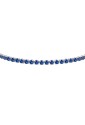 Bracciale Tennis Zirconi Blu Da 2mm Acciaio Anallergico Luca Barra BK2876