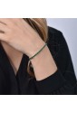 Bracciale Tennis Cristalli Verdi 3 mm Acciaio Anallergico Luca Barra BK2628