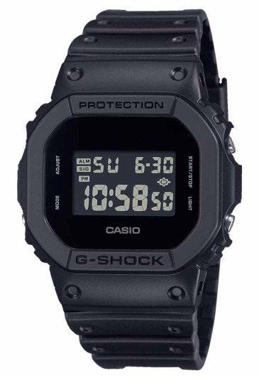 Orologio Casio G-Shock Digitale Cronometro Timer Conto Alla Rovescia Colore Nero DW-5600UBB-1ER