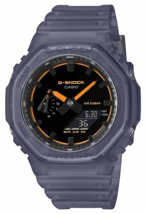 Orologio Casio G-Shock Digitale Cronometro Timer Conto Alla Rovescia Colore Blu GA-2100K-2AER