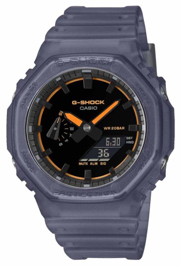 Orologio Casio G-Shock Digitale Cronometro Timer Conto Alla Rovescia Colore Blu GA-2100K-2AER