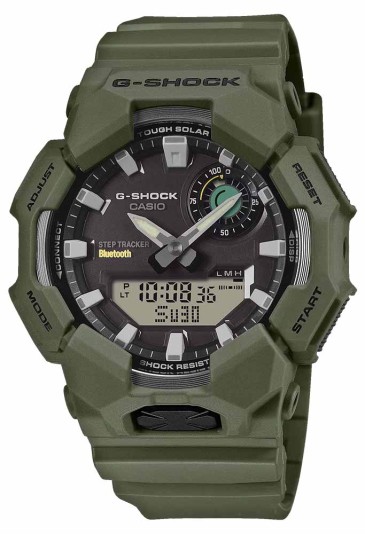 Orologio Casio G-Shock Digitale Connessione Smartphone Cronometro Timer Conto Alla Rovescia Colore Verde GA-B010-3AER
