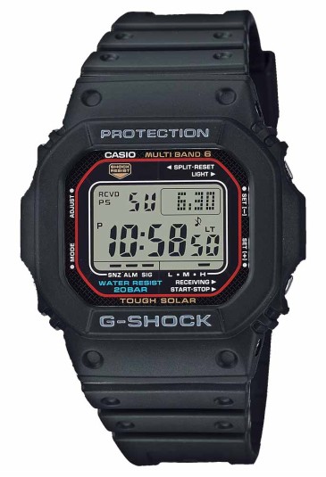 Orologio Casio G-Shock Digitale Cronometro Timer Conto Alla Rovescia Colore Nero GW-M5610U-1ER