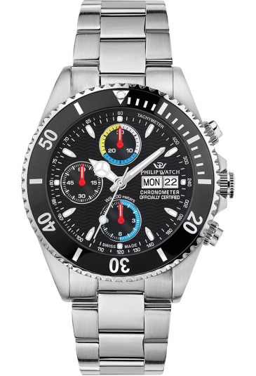 Orologio Philip Watch Limited Edition Caribe Sport 42mm Swiss Made 20ATM Uomo R8243607009