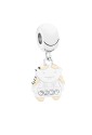 Charm Brosway Tres Jolie Tata Acciaio IP Gold Cristalli BTJM141