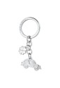 Portachiavi Automobile Charm Quadrifoglio Acciaio Luca Barra PK326