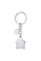 Portachiavi Casetta Charm Quadrifoglio Acciaio Luca Barra PK321
