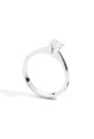 Anello Recarlo Solitario Modello Maria Teresa Diamante Naturale Oro 18kt Bianco R30SO100/016-15