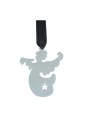Angelo Con Tromba Metallo Decorazione Natalizia Albero Di Natale Altezza 5cm Hervit 20792