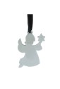 Angelo Con Stella Metallo Decorazione Natalizia Albero Di Natale Altezza 5cm Hervit 20791