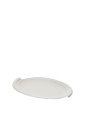 Piatto Ovale Porcellana Bianca Misura 25x15cm Hervit 30479