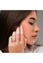 Anello Trilogy Cuore Zirconi Bianchi Acciaio Anallergico Dorato Misura M Luca Barra ANK672