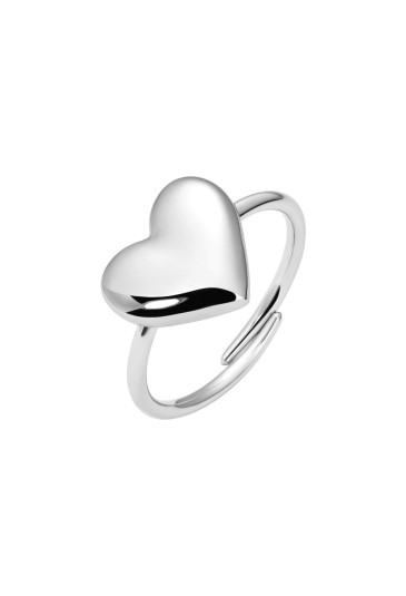 Anello Cuore Acciaio Anallergico Misura Regolabile Luca Barra ANK712