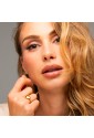 Anello Cuore Acciaio Anallergico IP Gold Misura Regolabile Luca Barra ANK713