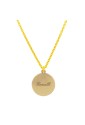 Collana Ciondolo Zodiaco Gemelli Argento Dorato Miss Miss NU1XHFM