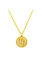 Collana Ciondolo Zodiaco Vergine Argento Dorato Miss Miss 8B1W1FM