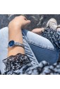 Orologio Festina Solo Tempo Quadrante Blu Cristalli Bianchi Acciaio Donna F20600/3